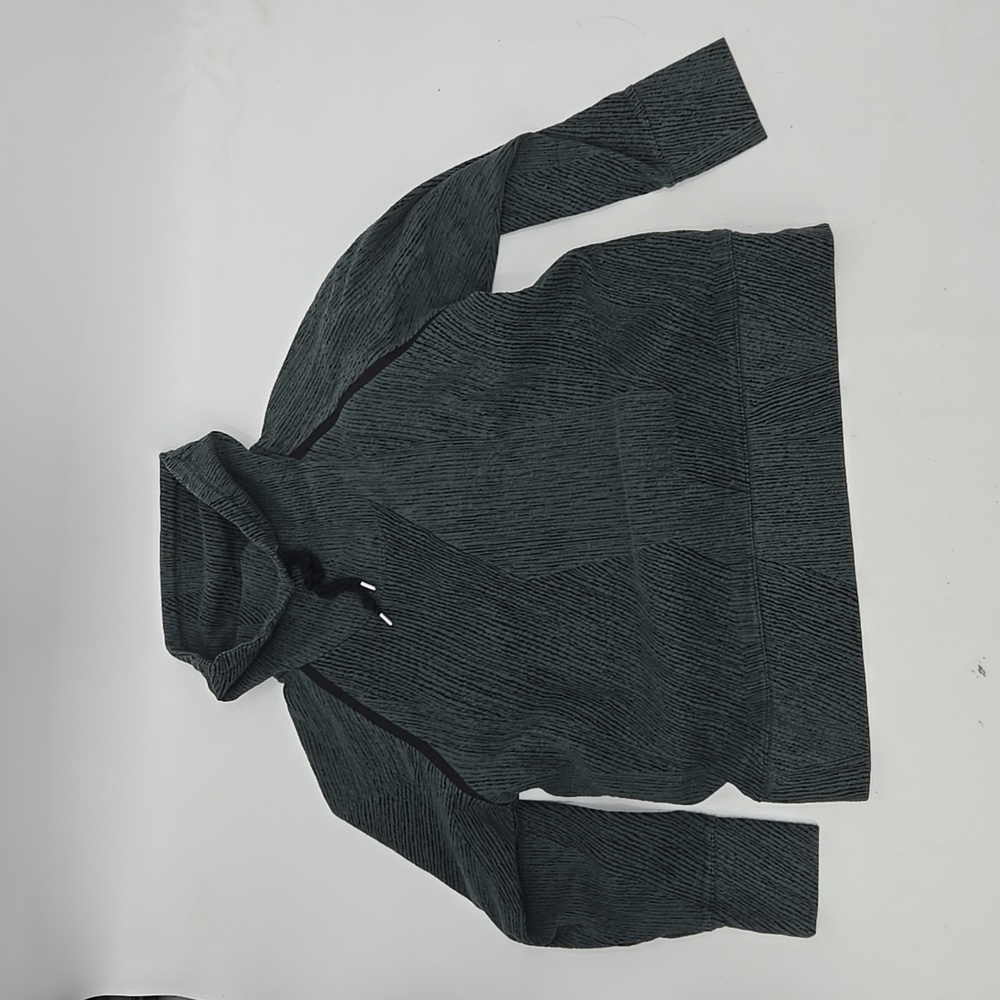 Victoria's Secret cowl neck sweatshirt medium deep green & black